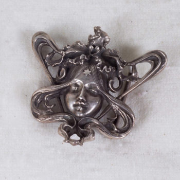 Sterling Silver Art Nouveau Petite Woman
