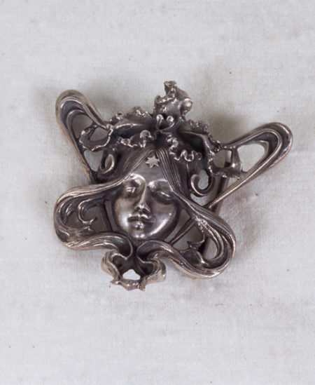 Sterling Silver Art Nouveau Petite Woman