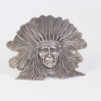 Sterling Silver American Indian War Chief