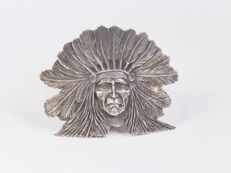 Sterling Silver American Indian War Chief