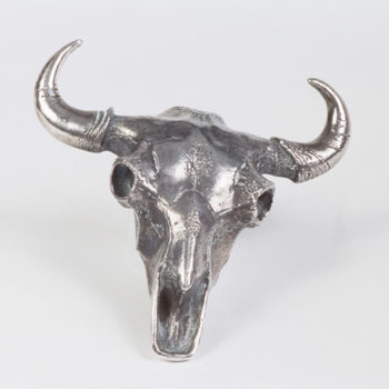 Sterling Silver Long Horn Steer