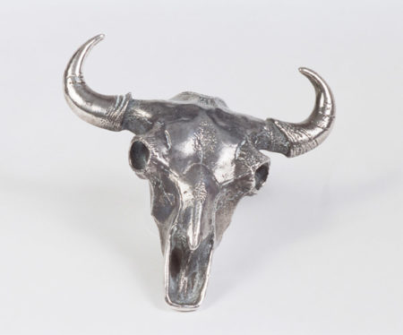 Sterling Silver Long Horn Steer