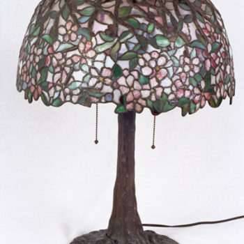 American Leaded Glass Table Lamp