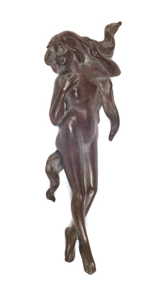 Art Nouveau Bronze Paper Weight