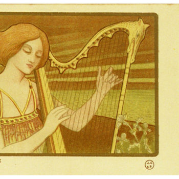 La Harpe vintage postcard