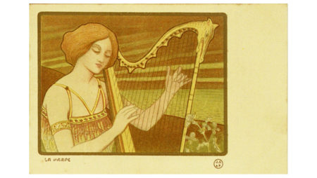 La Harpe vintage postcard