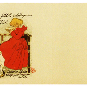 Steinlen vinntage postcard