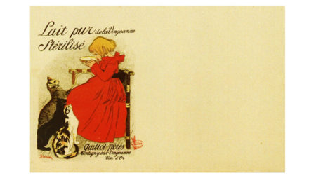 Steinlen vinntage postcard