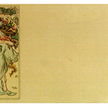 Alphonse Mucha postcard