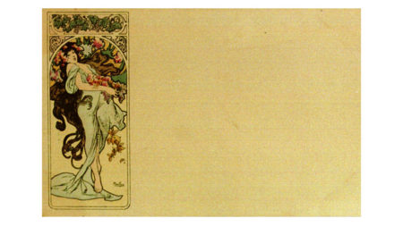 Alphonse Mucha postcard