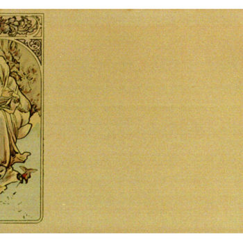 Alphonse Mucha postcard