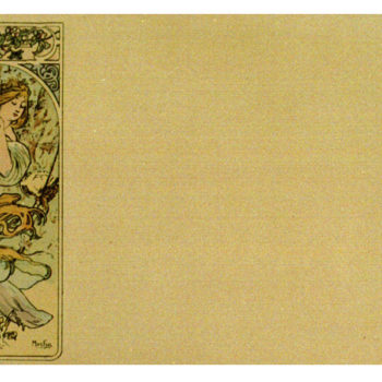 Alphonse Mucha postcard