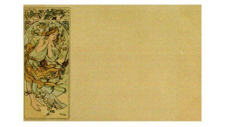 Alphonse Mucha postcard