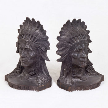 Warrior Chief bronze statue