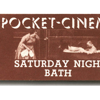 Saturday Night Bath Pocket Cinema Flip Book Sandy Val Graphics