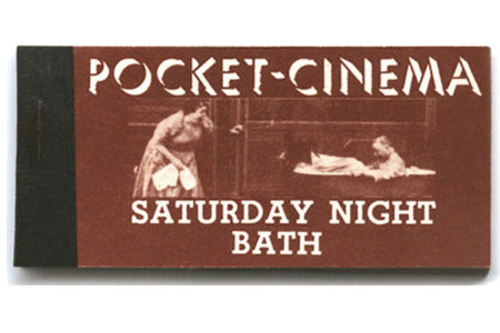 Saturday Night Bath Pocket Cinema Flip Book Sandy Val Graphics