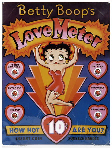 Betty Boop - Enamel Poster - Betty Boop in Love