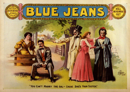 blue jeans lithograph
